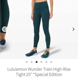 Lululemon Wunder Train Special Edition Leggings